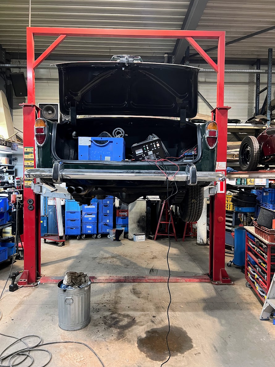 Rover P5 wiellager achter vervangen