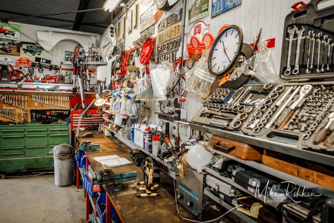 SFEER IMPRESSIE : Classic-Rover werkplaats ...