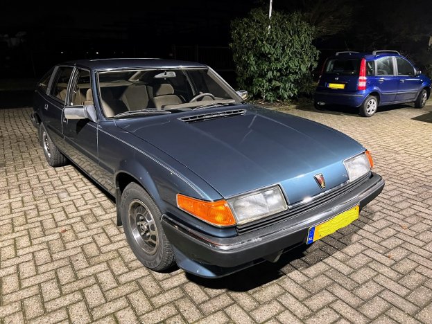 Mooie Rover SD1 2600 op bezoek, todo: automaat revisie begin 2024 