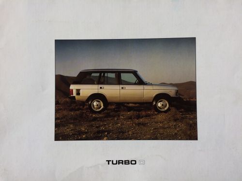 Range Rover Turbo D